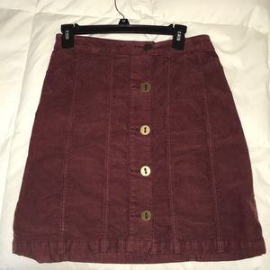 Button Up Skirt